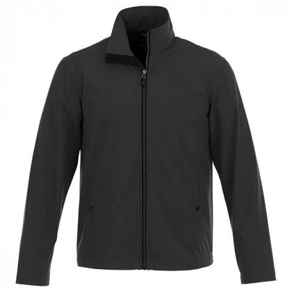 Custom Men's Karmine Softshell Jacket - Black