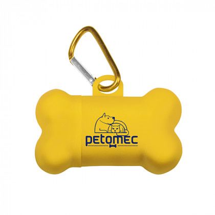 Personalized Pet Waste Bag Dispensers - Yellow