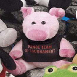 5" Q-Tee Promotional Stuffed Animals- Pig 5" Q-Tee Promotional Stuffed Animals- Pig