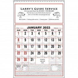 Large Almanac Calendar Imprinted With Logo 