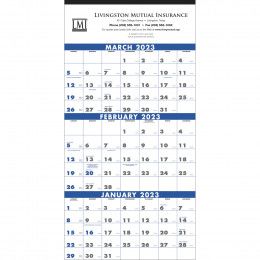 4-Sheet 3-Month Planner Imprinted With Logo