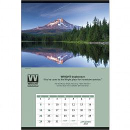 Jumbo Hanger 12-Month Calendar Mountain Option