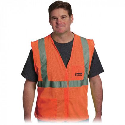 Promotional 2 Pocket Value Mesh Vest - Orange