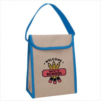 Promotional Kraft Lunch Bag - Royal