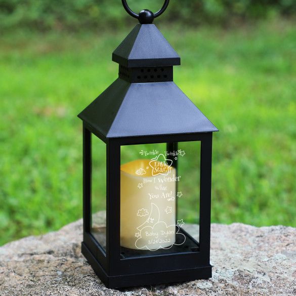 Twinkle Twinkle Little Star Personalized Candle Lantern