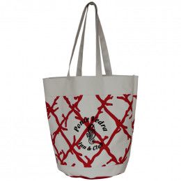 Coral Lattice Tote