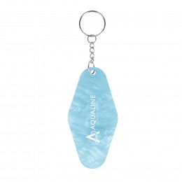 Promotional Kaison Motel Style Key Ring - Light Blue