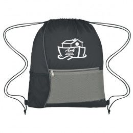 Black Color Block Sports Pack Custom Logo