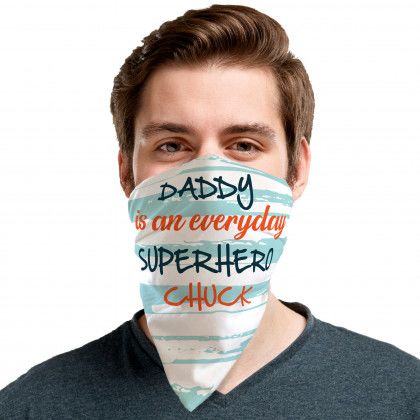 Super Dad Personalized Bandanna Face Cover