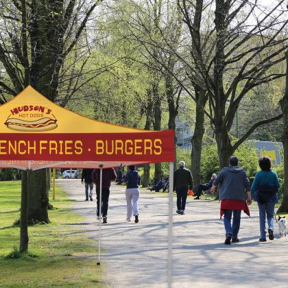 Full Color Design 10' Square Canopy Tent - Event Booth