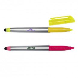 Highlighter Pen with Stylus