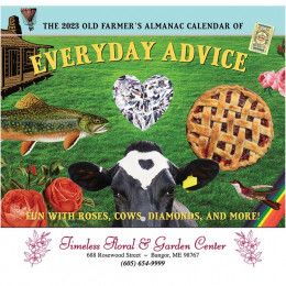 Old Farmer's Almanac Home Hints Calendar - Stapled