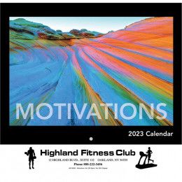 Stapled Motivations Wall Calendar | Company Logo Calendars