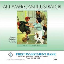 Promotional An American Illustrator Wall Calendar - Stapled