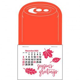 Imprinted Press-N-Stick Calendar - Can