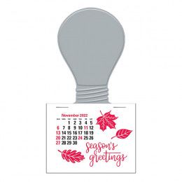 Press-N-Stick Calendar- Light Bulb