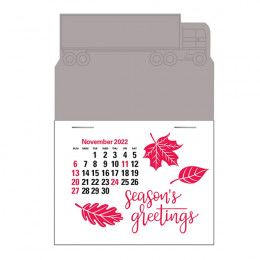 Promo Press-N-Stick Calendar-Tractor Trailer