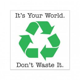 Adhesive Decal - 3in x 3in Square Promotional Custom Imprinted With Logo Adhesive Decal - 3in x 3in Square Promotional Custom Imprinted With Logo