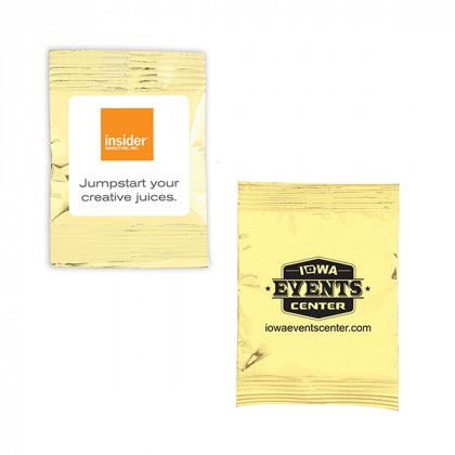 Promotional Gatorade® Mix Packets | 12 Lemon-Lime Single Serve Packet | Custom Sports Drink Mix Packages - Gold