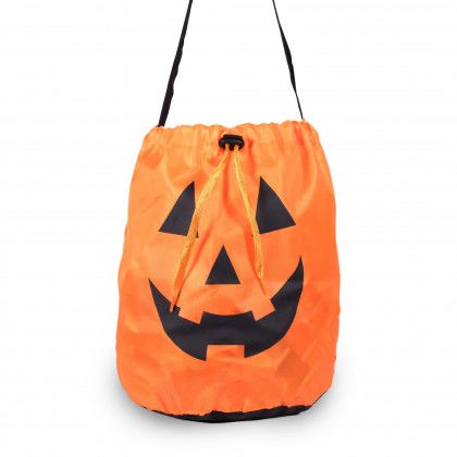 Custom Logo LED Pumpkin Bag - Friendly Jack o Lantern 