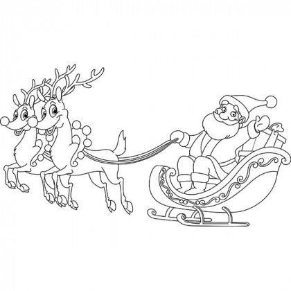 Santa's Sleigh (20) Stock Image