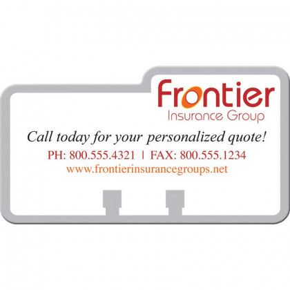 Rotary File Card Shape Magnet - Large - 20 mil Custom