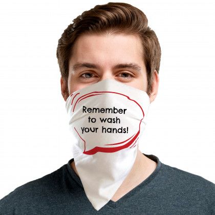 Speech Bubble Personalized Bandanna Face Cover