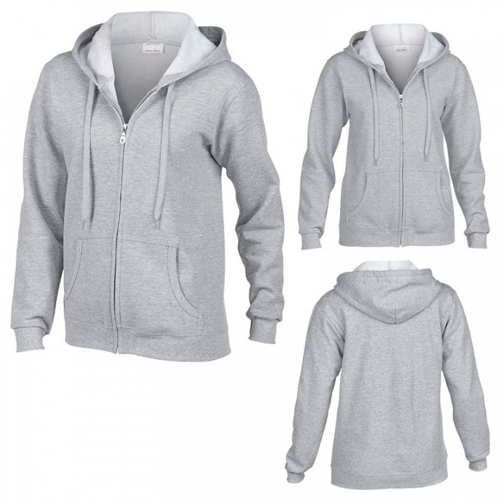 Gildan Women's Custom Zip Hoodies