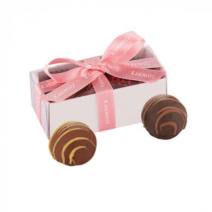 Promotional 2-Piece Decadent Amaretto Truffle Box Promotional 2-Piece Decadent Amaretto Truffle Box