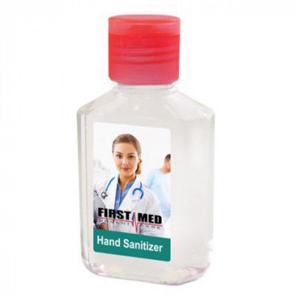 Anti-bacterial Gel 2 oz. with Full Color Logo Red