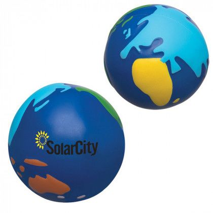 Promotional Multi-Color Earth Stress Reliever