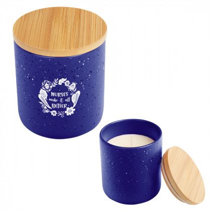Promotional Campfire Candle - Blue