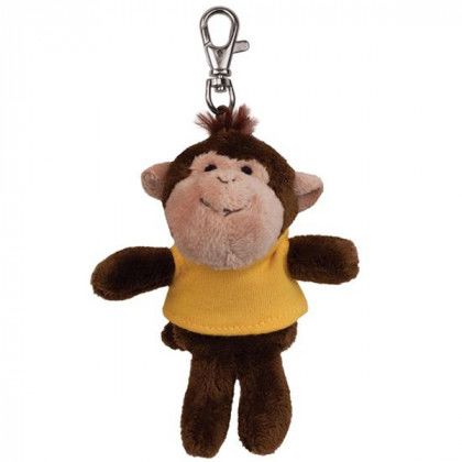 Wild Bunch Promotional Stuffed Animal Key Tags - Best Novelty Plush Toys - Monkey
