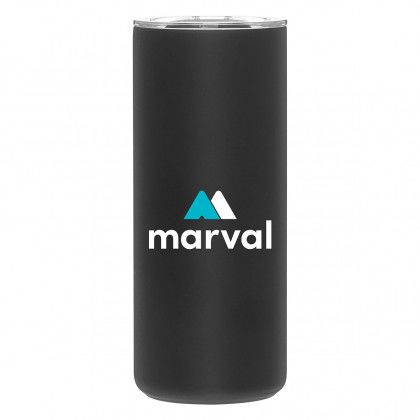 Matte Black Custom Daphne Insulating Slim Can Cooler