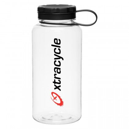Clear Custom Wide Mouth 34 oz h2Go Bottle