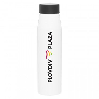 White 24 Oz Chroma Water Bottle Imprinted