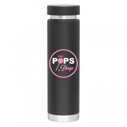 Custom Matte Black 17 oz Thermal Bottle - h2Go Colt