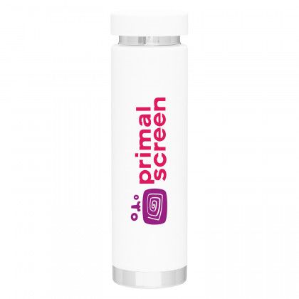 Custom Matte White 17 oz Thermal Bottle - h2Go Colt