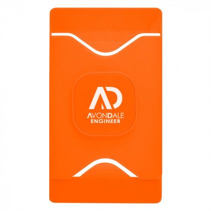 Custom Alliance Phone Stand & Wallet - Orange 