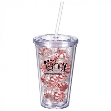 Candy Filled Tumbler - Starlight Mints