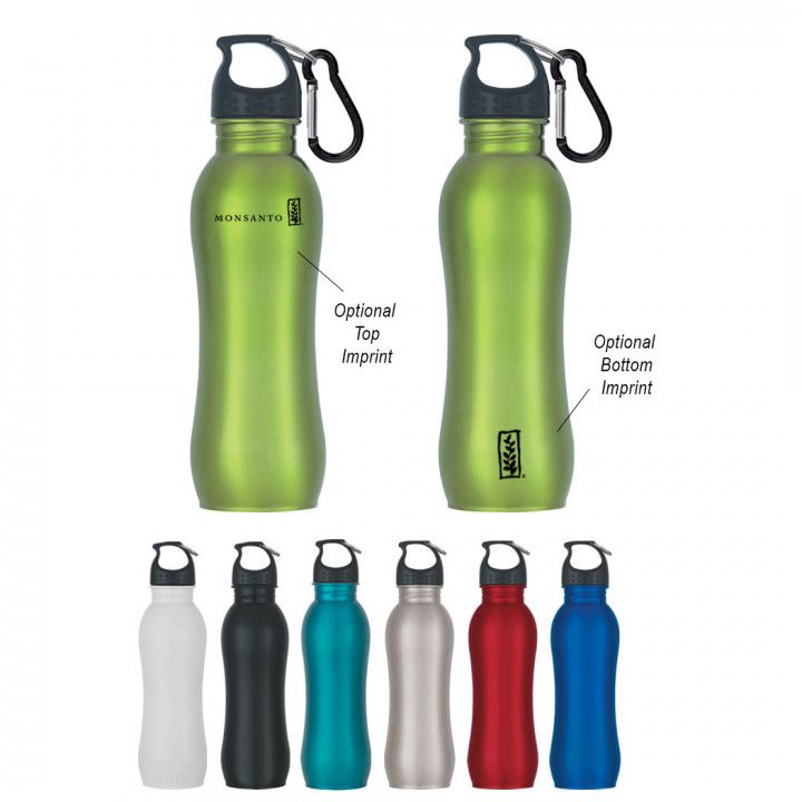 Stainless Steel Grip Bottles, 25 oz, Stainless Steel, Custom Water  bottles, Sports Bottles, Custom Bike Waterbottle