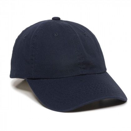 True Navy Cotton Twill Low Crown Embroidered Cap