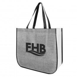 Promotional Hadley Heathered Non-Woven Tote Bag