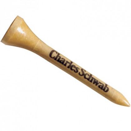 Promotional Golf Tee - 2.75" - Natural