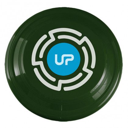 Eco-Friendly Promotional Flying Disc Toy with Company Logo - Dark Green