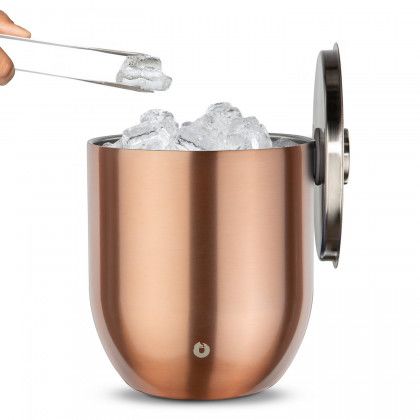 Printed Logo Snowfox Ice Bucket - Gold