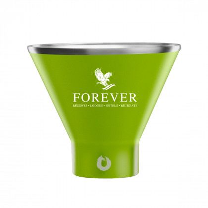 Printed Snowfox 8 oz Martini Tumbler - Lime