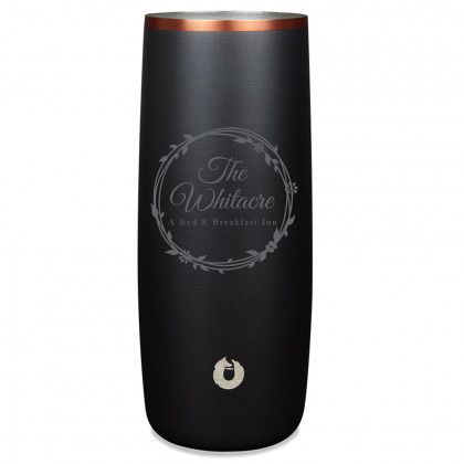 Printed Snowfox 14 oz Highball Tumbler - Black