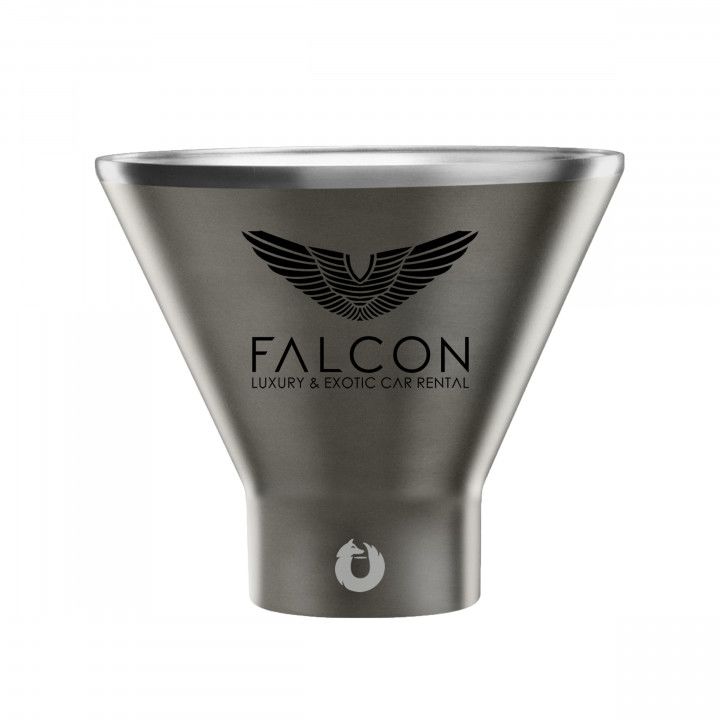 Snowfox® Stainless Steel Shimmer Martini Tumbler, 8oz.