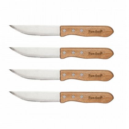 Engraved Set of 4 Rustler Steak Knives